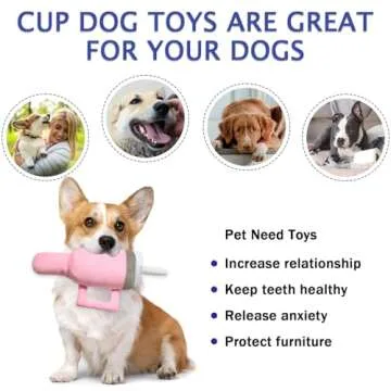 LWBMG Cute Squeaky Dog Toys for All Dogs