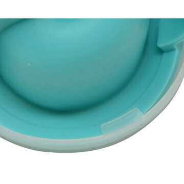 Salbree Egg Bite Mold for Instant Pot Accessories Silicone Instapot Steamer Molds Container for Eggs Meatloaf Vegetables fits Insta Pot Cooker 5qt 6qt 8qt - Built-In Handles & Trivet (aqua)