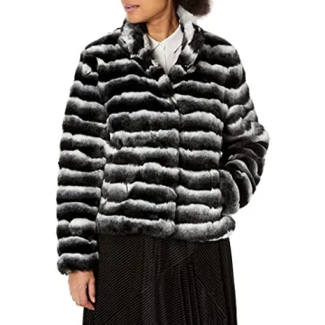 Chic Karl Lagerfeld Faux Chinchilla Women’s Jacket