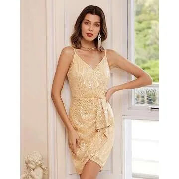 Flattering Grace Karin Sequin Cocktail Dress for Women