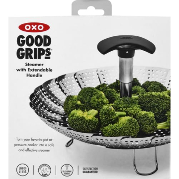 Healthy Cooking Made Easy with OXO Pop-Up Steamer