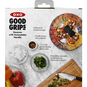 Healthy Cooking Made Easy with OXO Pop-Up Steamer