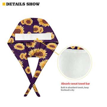 Belidome Adjustable Scrub Caps Set for Dentists and Nurses