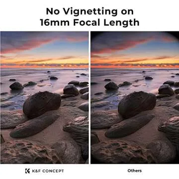 K&F Concept 52mm Variable ND2-ND400 ND Lens Filter (1-9 Stops) for Camera Lens, Adjustable Neutral Density Filter with Microfiber Cleaning Cloth (B-Series)