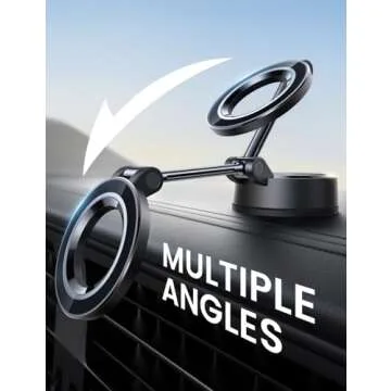 Lamicall MagSafe Car Mount with 70LBS Suction Power