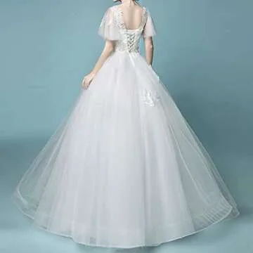 Petticoats for Women Hoopless Petticoat Crinoline Underskirt Skirt 4 Layers Floor Length Ball Gown Slips for Wedding Dress