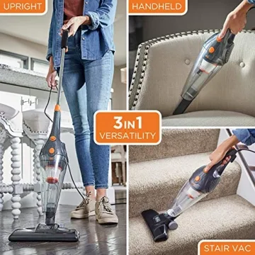 BLACK+DECKER BDXHHV005G 3-in-1 Lightweight Powerful Vacuum
