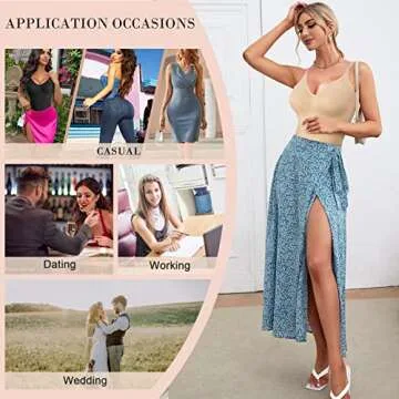 Nebility Women Waist Trainer Bodysuit Slim Full Body Shapewear Seamless Jumpsuits Tummy Control Tops (3XL/4XL, Beige V Neck Bodysuit)