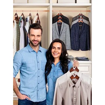 Space Saving Hanger Hooks by HOUSEDAY - 20 Pack