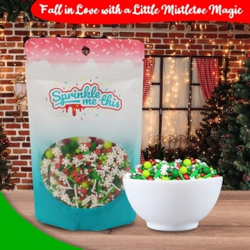 Under the Mistletoe 8 Oz Christmas Sprinkle Mix