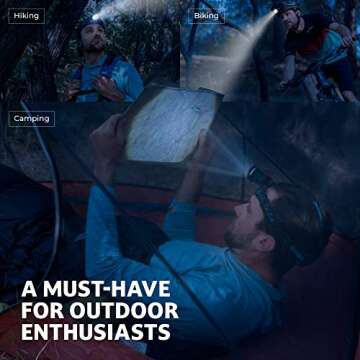 Ultra Bright & Adjustable Headlamp for Outdoor Adventures