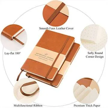 Dotted Grid Notebook - Premium Thick Journal for Creativity