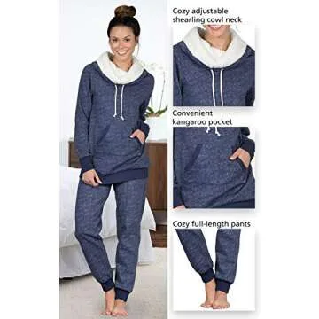 PajamaGram Cozy Women's Pajama Sets for Winter Comfort