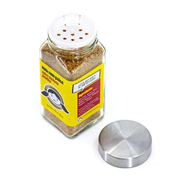 The Spice Lab Nom Nom Paleo Spicy Sichuan Peppercorn Powder, 2.8 oz French Jar, Gluten Free Seasoning with Szechuan Chili Flakes, Dried Sichuan Chili Powder, All Purpose Kosher, Non-GMO & Paleo Friendly