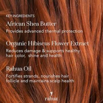 Rahua Heat Protection Spray for Hair, 6.5 Fl. Oz, Multi Formulated Heat Shield Hair Spray Helps Protect Against Heat, Lightweight Hair Care Heat Protectant Enriched with Vitamin E, Aloe Vera, Keratin