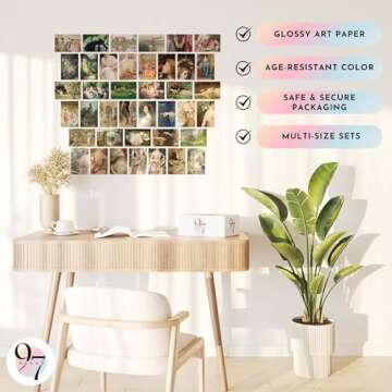 97 Decor Victorian Wall Art - 40 Pcs Vintage Art Prints, Victorian Pictures, Coquette French Paintings, Antique Decor Aesthetic Photo Collage For Home, Bedroom Decorations (4x6)