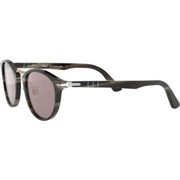 Persol PO3108S Round Sunglasses for Timeless Elegance