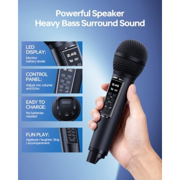 SORDA Bluetooth Karaoke Machine for Kids & Adults