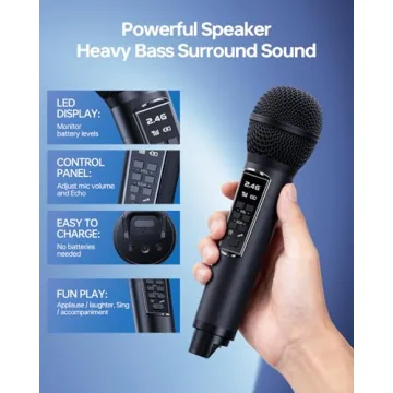 SORDA Bluetooth Karaoke Machine for Kids & Adults