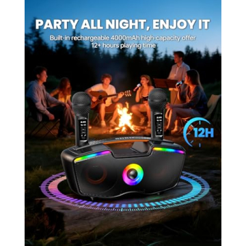 SORDA Bluetooth Karaoke Machine for Kids & Adults