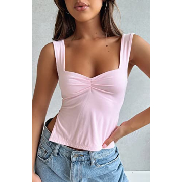 Sleek BAIGRAM Women’s Sexy Pleated Crop Top for Summer