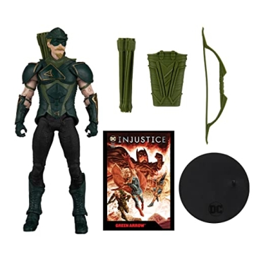 Detailed McFarlane Green Arrow 7" Figure for Collectors