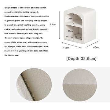 ZMNXAS Multipurpose Nightstand for Home and College