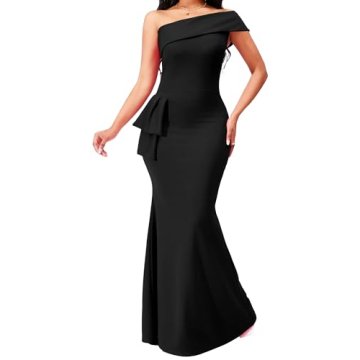 Elegant Black Formal Dress for Women - Stylish Evening Gown