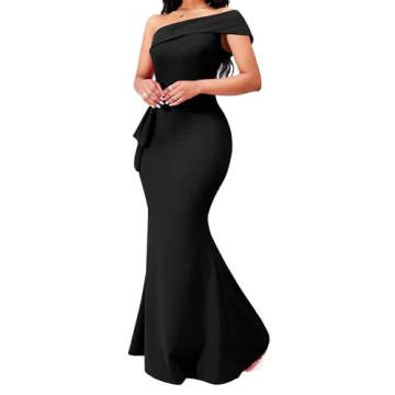Elegant Black Formal Dress for Women - Stylish Evening Gown