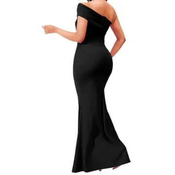 Elegant Black Formal Dress for Women - Stylish Evening Gown