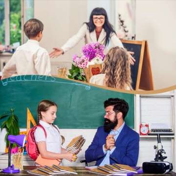 Glenmal 10 Sets Teacher Appreciation Gift Bulk Spiral Notebook Thank You Gift for Women Teachers from Students Inspirational Journal with Bamboo Pens for Valentine's Day 100 Days of School Gift