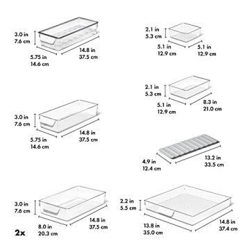 OXO Good Grips 8-Piece Fridge Storage Solution Set