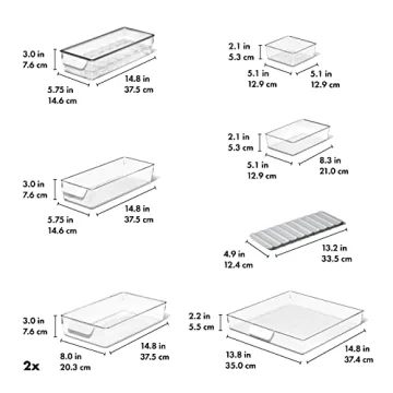 OXO Good Grips 8-Piece Fridge Storage Solution Set