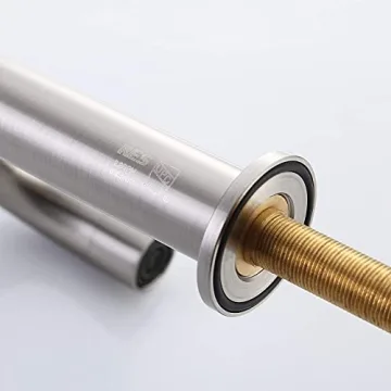 KES Modern Brass Bathroom Faucet Brushed Nickel Finish