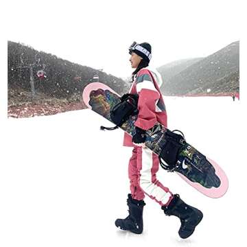 Women Snowboarding Suit Waterproof Windproof Ski Jacket Pants Set Two Piece Snowsuits Ski Suit for Winter Sports