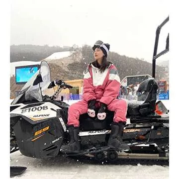 Women Snowboarding Suit Waterproof Windproof Ski Jacket Pants Set Two Piece Snowsuits Ski Suit for Winter Sports