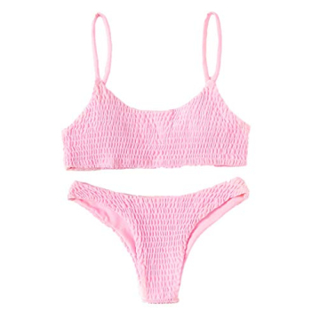 Trendy Verdusa Wireless Bikini for Women - Pink