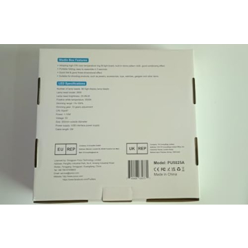 PULUZ Mini Photo Studio Light Box for Clear Product Shots