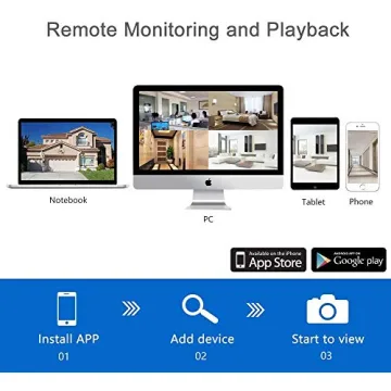 Wireless Home Security Camera System - Firstrend 1080P