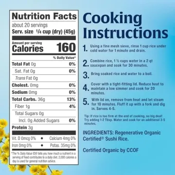 Lundberg Sushi Rice 6-Pack - Organic Short Grain Rice