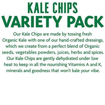 Healthy Kale Chips Variety Pack - Vegan & Gluten-Free