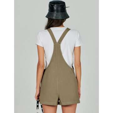 Stylish ANRABESS Women’s Summer Rompers with Pockets