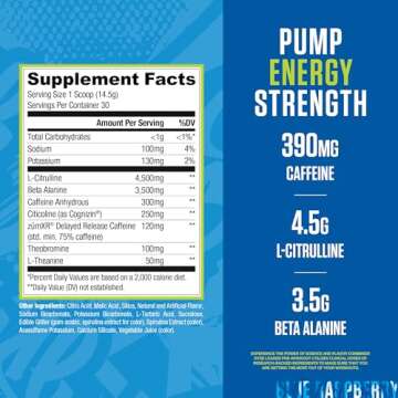 Ryse Loaded Pre Workout Powder Supplement for Men & Women | Pumps, Energy, Focus | Beta Alanine + Ci...