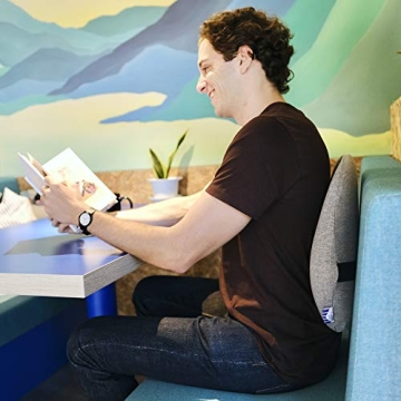 Cushion Lab Extra Dense Lumbar Pillow - Firm Support for Back Pain Relief