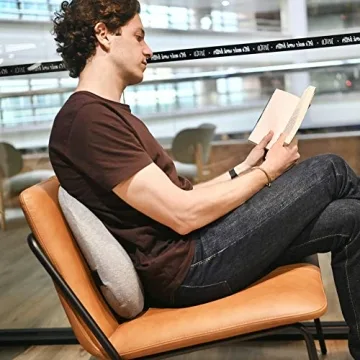 Cushion Lab Extra Dense Lumbar Pillow - Firm Support for Back Pain Relief