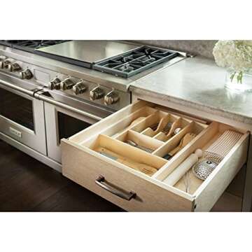 Rev-A-Shelf Silverware Drawer Organizer for Utensils