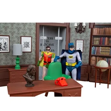 McFarlane Toys DC Retro Wayne Manor Library Batman 66 Playset
