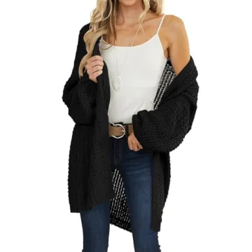 MEROKEETY Oversized Chunky Knit Sweater for Fall