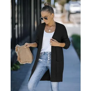 MEROKEETY Oversized Chunky Knit Sweater for Fall