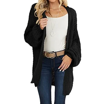 MEROKEETY Oversized Chunky Knit Sweater for Fall